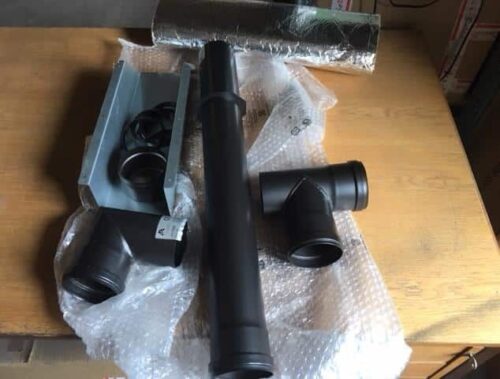 Komplet rørkit til topafgang