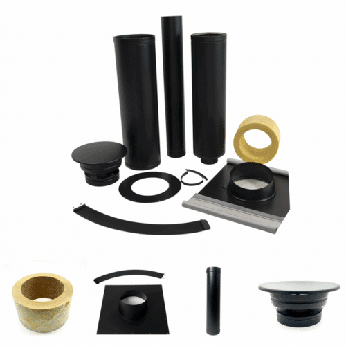 Skorsten Brændeovn - Rør Ø150/250 mm