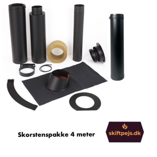 Skorstenspakke 4 meter Ø150/250