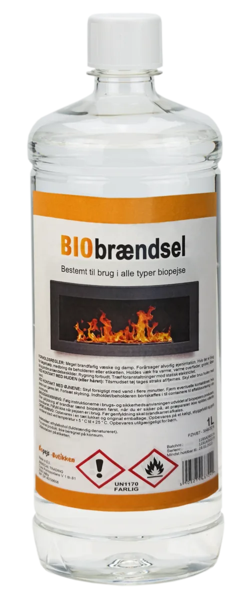 Bioethanol 12 x 1-liter flasker